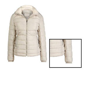 Custom Designed Men's Thick Warm Sheep <b>Fur</b> Puffer Winter Streetwear Knitted Bubble Windbreaker Hooded Zipper Closure Decoration - Product Image 6