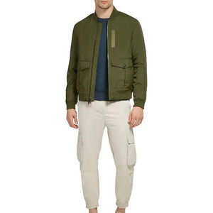2026 Winter Autumn <b>Men's</b> Casual Fashion <b>Green</b> Bomber <b>Jacket</b> Winter <b>Jacket</b> <b>Waterproof</b> Best Design Bomber <b>Jacket</b> for <b>Man</b> - Product Image 5