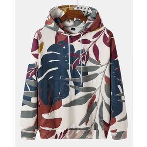 เสื้อมีฮู้ดแขนยาวพิมพ์ลายซับลิเมชันสีทึบโลโก้ตามสั่ง - Product Image 1