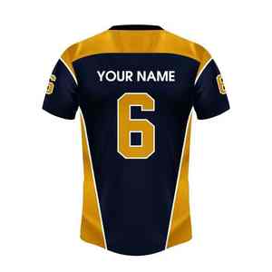 Camiseta de fútbol americano para hombre, diseño cosido bordado de talla grande, producto de la mejor marca, camiseta de fútbol americano lavable - Product Image 3