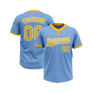 Camisetas de Béisbol/Sóftbol Personalizadas OEM, 100% Poliéster, Impresión por Sublimación, Transpirables, de Secado Rápido, Opciones de Tallas Grandes, Unisex para Adultos - Product Image 1