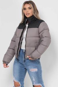 Custom Made Woman Puffer <b>Jacket</b> Casual Wear Clothing Fashionable Windproof Solid Color Woman Puffer <b>Jacket</b> - Product Image 2