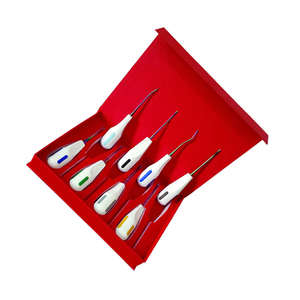 Instruments chirurgicaux dentaires pour le navet, éleveurs luxateurs (Clareador à racine incurvée), certifiés CE - Product Image 5