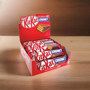 Barra de Chocolate con Nueces Kitkat Black Solid Chunky, Envuelta Individualmente, 12g X 24 Barras (CAJA COMPLETA) en Venta - Product Image 1