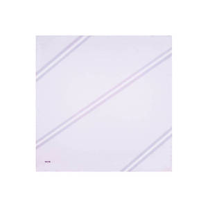 Écharpe carrée en laine lilas à motifs floraux - Product Image 1