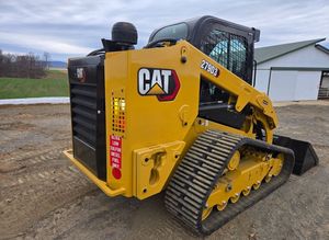 Chargeuse compacte sur chenilles CATERPILLAR 279D3 avec cabine EROPS, chauffage et climatisation, écran avancé avec caméra, hydraulique auxiliaire à haut débit - Product Image 4