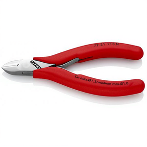 Cortador Diagonal Electrónico Knipex con Cabeza Pulida a Espejo, Empuñaduras de Plástico, Cabeza Redonda, Tijeras y Cortadores sin Bisel - Product Image 2
