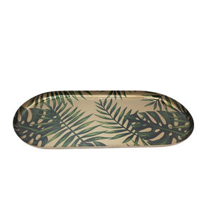 Bandeja de servicio de hierro con nuevo diseño Bandeja ovalada de esmalte seguro para alimentos para almacenamiento de restaurante y Decoración de mesa - Product Image 4