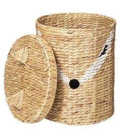 Paniers de rangement en jacinthe d'eau naturelle animale de nouveaux modèles tissés à la main OEM variété acceptable de couleurs au meilleur prix en gros - Product Image 2