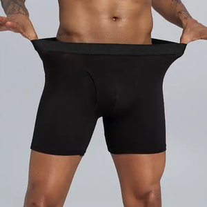 Custom Logo Male Shorts 5 Inseam Trunks Plus Size Ropa De Hombre Briefs <b>Men</b> Underwear <b>Bamboo</b> <b>Boxer</b> - Product Image 1