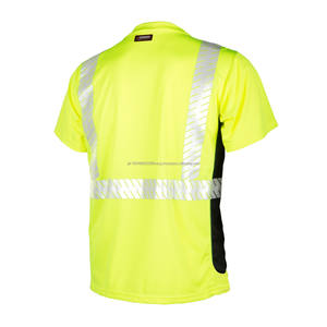 Top Quality Men 100% Cotton Personal Security Construction Reflective Clothing Workwear Uniform Safety T <b>Shirt</b> for Men - Product Image 2