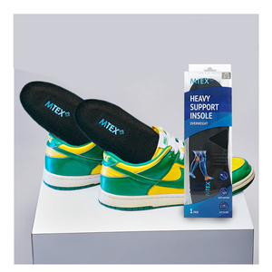 Heavy Support Insoles For Maximum Foot Stability <b>Cushioned</b> Arch And <b>Heel</b> Durable All Day Comfort Malaysia Export - Product Image 1
