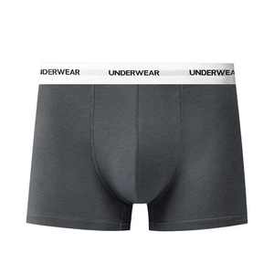 Shorts de sous-vêtements pour hommes en coton personnalisable Confortable Classic Soft Logo-Designed Plus Size Options - Product Image 3