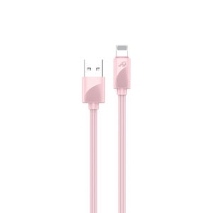 USB a vers pour IPHONE 3A 1.5M câble 60W charge rapide cuivre pur avec alliage d'aluminium CB-315IP ROSA - Product Image 2