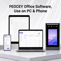 Sistema de Control de Asistencia con Reconocimiento Facial Biométrico, Software en la Nube con SDK Gratuito, Reloj Checador para Empleados con Lector de Tarjetas RFID