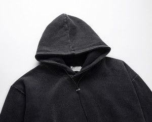 Sudaderas con capucha de talla grande unisex para hombre, sudaderas con capucha de gran tamaño de algodón 100% con logotipo personalizado sólido, envío DDP de peso pesado de alta calidad - Product Image 4