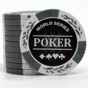 Casinokart Casino-Quality 14g Clay Poker <b>Chip</b> Custom Logo & Color 40mm Size 10g <b>Tray</b> Security Options Design Entertainment - Product Image 3