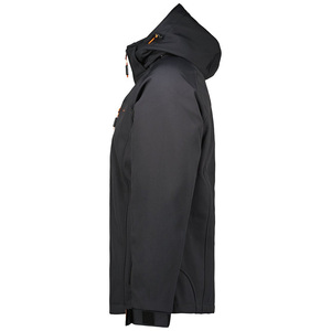 High Quality Eco Friendly Hooded Elastic Cuffs Softshell Windbreaker <b>Jacket</b> For <b>Men</b> Stylish Windproof Comfortable Fabric <b>Jacket</b> - Product Image 5