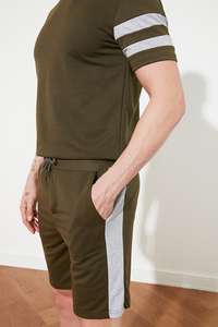 Conjunto Deportivo de Verano para Hombre, 2 Piezas, Camiseta Polo y Pantalones Cortos, Ligero, 100% Algodón, Personalizable con Logotipo, Venta al Por Mayor - Product Image 5