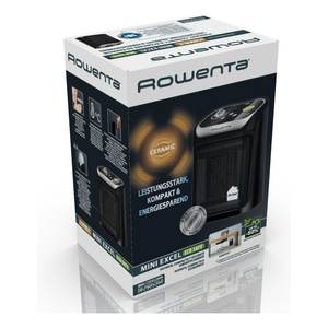 Calentador Doméstico Rowenta SO9266F0 Mini Excel Eco Safe de 2000W, Negro/Gris, Ventilador de 55m, 5500BTU - Product Image 2