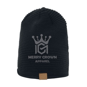 หมวกบีนนี่แจ็คการ์ดแบบสั่งทำผ้าวูลผสมสำหรับฤดูหนาวสำหรับฉากชายหาด - Product Image 2