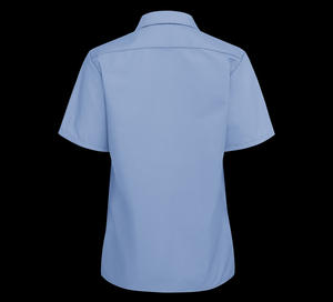 Camisas de uniforme de manga corta para mujer con impresión de bordado de logotipo personalizado para ropa de trabajo de oficina Proveedor Profesional - Product Image 5