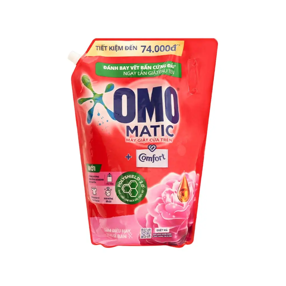 Precio bajo O-mo Scented Rose Ecuador Detergente para ropa Liquid Pouch 3.4L - Top Door Lavandería Suavizante Líquido-Químico doméstico