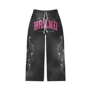 Vente en gros de survêtements élégants noirs à fermeture éclair pour hommes respirants et grande taille personnalisés motifs sérigraphiés à la mode avec prix - Product Image 5