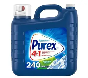 7 Purex 4 + 1 Mountain Breeze pods Detergente para ropa (133 paquetes)