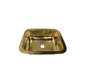 Évier en laiton martelé de dernière génération, finition dorée, fait main, pour salle de bain, cuisine, hôtel, collection de luxe - Product Image 1