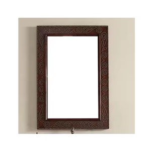 Espejo de pared decorativo con marco de madera para entrada, dormitorio, sala de estar, baño, oficina y elegante de Azora Industries - Product Image 6