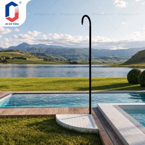 Ducha de Lujo para Piscina de Acero Inoxidable 316, Sistema de Ducha Exterior Resistente a la Corrosión para Villas, Hoteles y Piscinas - Product Image 4