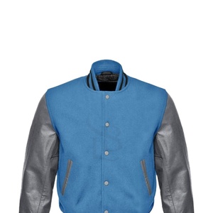 Chaqueta Varsity Vintage 2025 para hombre, cuero transpirable bordado con parche de chenilla personalizado, ropa de invierno, función impermeable - Product Image 3
