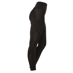 Shemax Equestrian 2023 Custom High Quality Black Riding <b>Leggings</b> <b>with</b> <b>Mesh</b> - Product Image 4