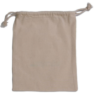 100% pochette en coton naturel écologique chaussure poussière et vêtements emballage Double corde cordon facile pratique sac d'emballage - Product Image 1