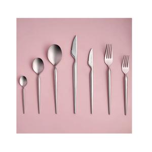 Meilleure vente ensemble de couverts décoratifs Style branche poignée en laiton argenterie ensemble de couverts en acier cuillère fourchette ensemble de couverts ustensiles - Product Image 6