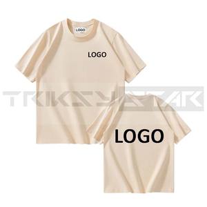 T-shirt à manches courtes personnalisé pour homme et femme, coupe classique, décontracté, col roulé, séchage rapide, 100% coton tricoté - Product Image 2