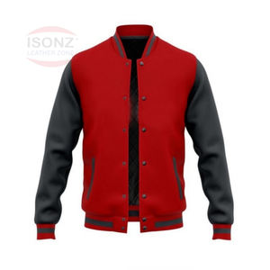Chaqueta universitaria de béisbol a prueba de viento de estilo callejero para hombre 2024, logotipo personalizado, ropa informal para exteriores para invierno - Product Image 1