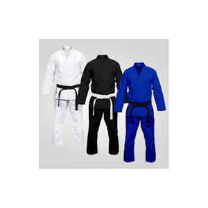 Ventes en gros de kimonos de Jiu-Jitsu BJJ personnalisés, ensembles de karaté, uniformes d'arts martiaux, 100% coton, respirant, séchage rapide - Product Image 4