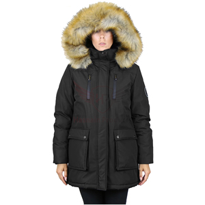 Top Quality Women Parka Big Fur Collar Hooded Thick Warm Long Removable Coats Breathable Women's Parkas From Pakistan - Product Image 4