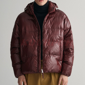 Vestes courtes personnalisées en duvet Manteau d'hiver Manteaux en duvet de canard pour hommes de grande taille Streetwear Veste d'hiver surdimensionnée en duvet - Product Image 1