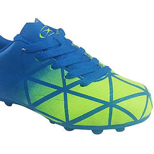 รองเท้าฟุตบอลในร่มสีเขียวสำหรับเด็กชาย Xara คุณภาพสูง รองเท้า FG สำหรับเด็กเล็ก ไซส์ 8 M US สไตล์ Illusion Sport - Product Image 2