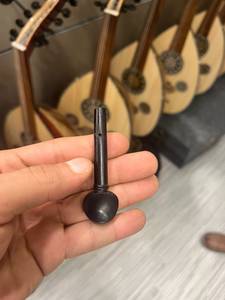 Gawharet El Fan - Juego de 12 Clavijas de Afinación Profesionales de Ébano para Oud con Incrustaciones de Ojo - Modelo Universal OP-12-EYE - Product Image 4