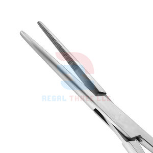 Pinzas Kelly Rankin de acero inoxidable de alta calidad, pinzas Kelly quirúrgicas rectas de 6,25 ", pinzas hemostáticas - Product Image 2