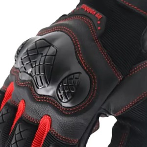 ถุงมือหนังป้องกันแรงกระแทกแบบเต็มนิ้วของผู้ชายถุงมือสำหรับมอเตอร์ไซด์ขี่จักรยาน - Product Image 6