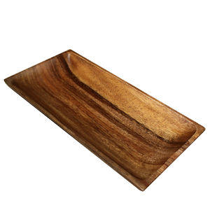 Plato de madera en forma de corazón ecológico de tamaño personalizado/cuenco 100% bandeja de madera natural para ensalada de cena, etc. - Product Image 6