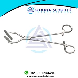 Pinzas de Cordón para Bolsas de 55 mm de Apertura, Longitud Total de 240 mm, Pinzas Quirúrgicas Médicas, Fabricante de Suministros Hospitalarios - Product Image 5