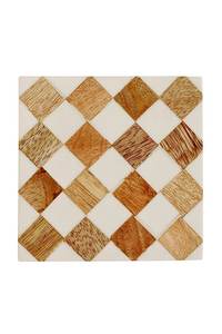 Juego de posavasos de madera hechos a mano de nuevo diseño, madera de nogal, diseño personalizado, artesanía en la India con calidad de exportación - Product Image 6