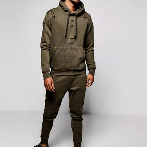 ชุดกีฬาขายดี ทรงเข้ารูป สำหรับผู้ชาย ชุดวอร์มสำหรับออกกำลังกาย สวมใส่สบาย ชุดวอร์มแบบดิสเทรส - Product Image 2