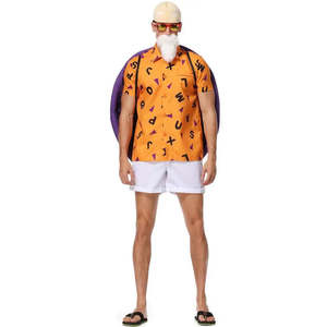 Matre Roshi Tortue Gniale Kam Sennin Anime Cosplay Costume Set Featuring Character <b>Wig</b> and Accessories - Product Image 6